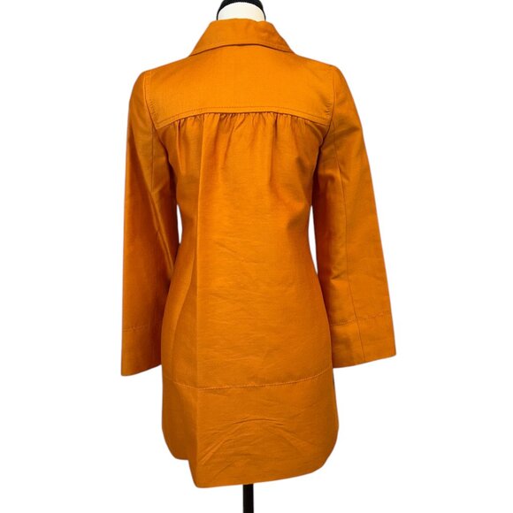 Banana Republic Vintage Orange Silk Blend Jacket (XS) - Picture 3 of 3